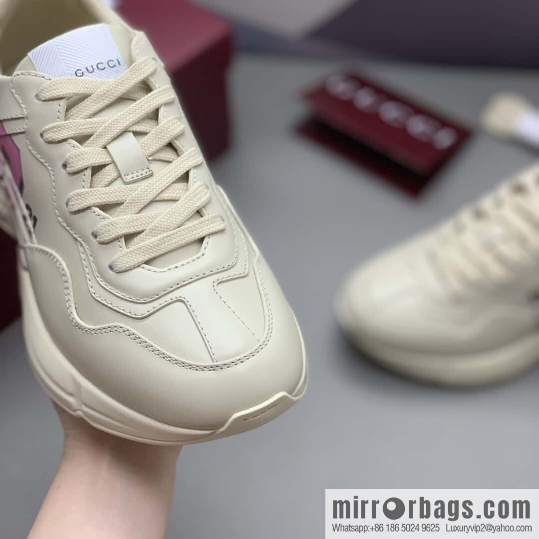 GUCCI 🔥 [G Replica Luxury Handbag High Version] Men's and Women's Retro Sneakers