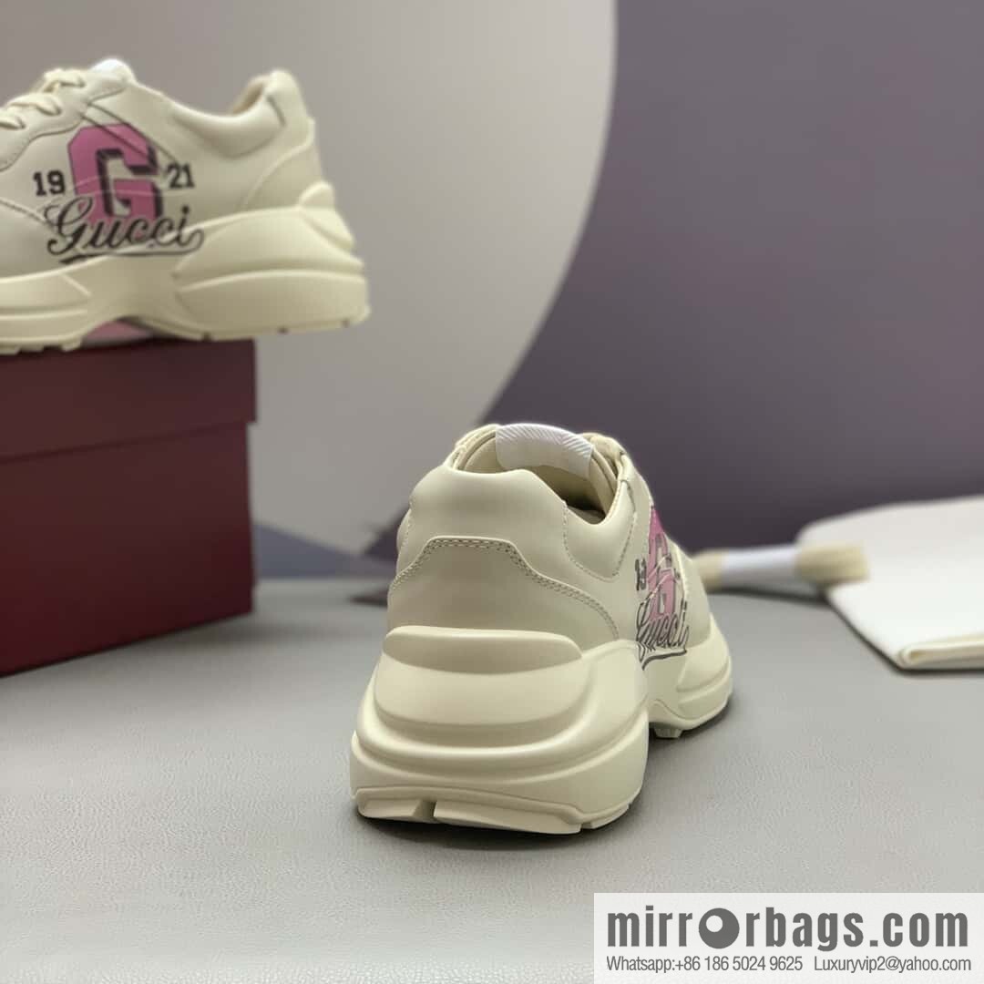 GUCCI 🔥 [G Replica Luxury Handbag High Version] Men's and Women's Retro Sneakers