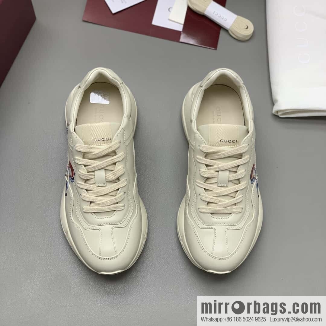 GUCCI 🔥 [New G Replica Luxury Handbag High Version] Men's and Women's Retro Sneakers