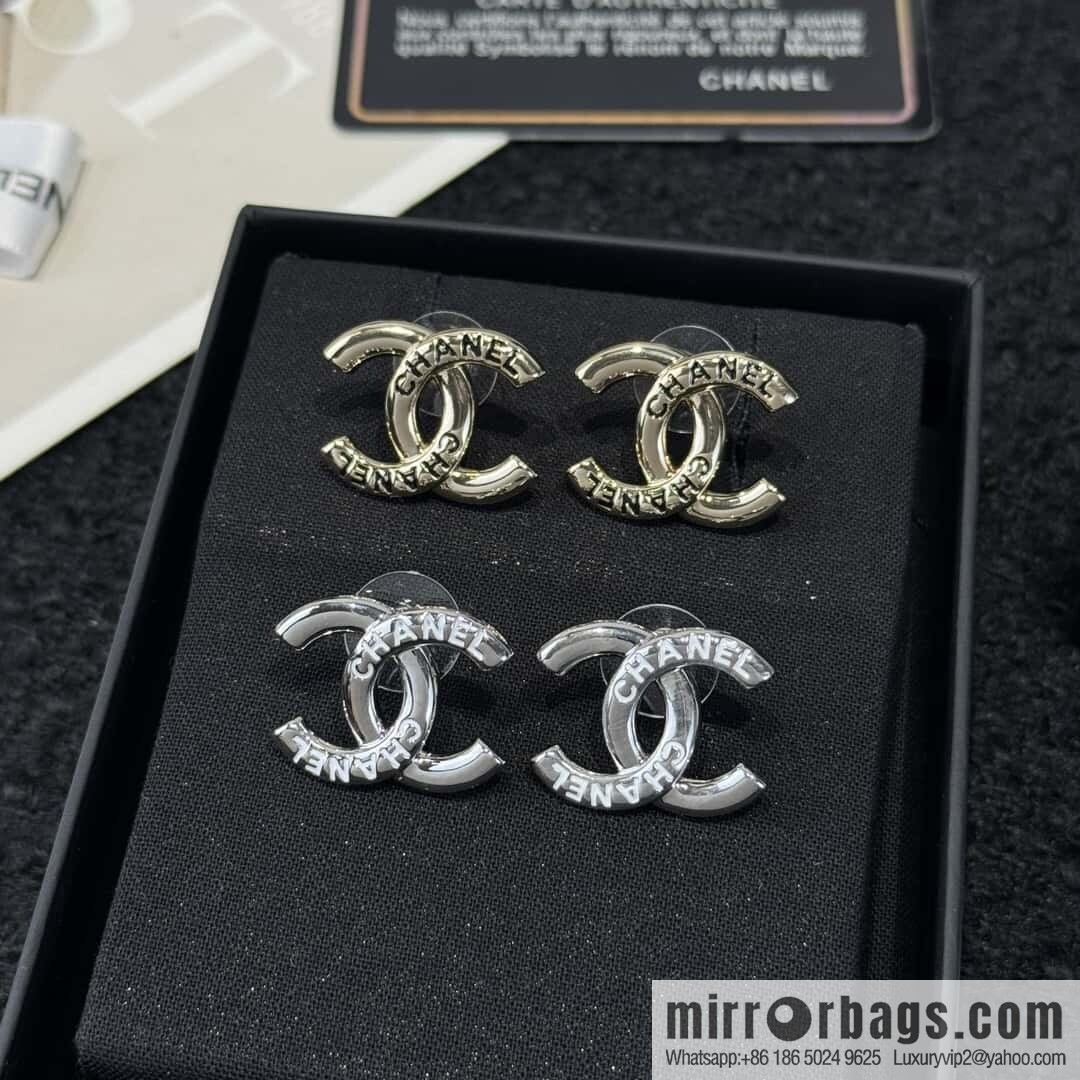 ❗️New ❗️☀️ New ☑️ Chanel C1 double c letter stud earrings ☀️