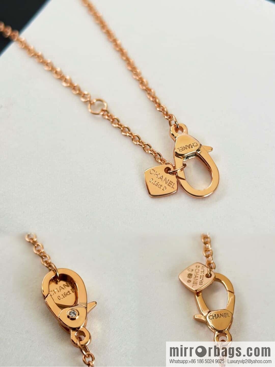 ❗️New ❗️ New ☑️ Chanel coco crush series red diamond water ice moon, moon necklace