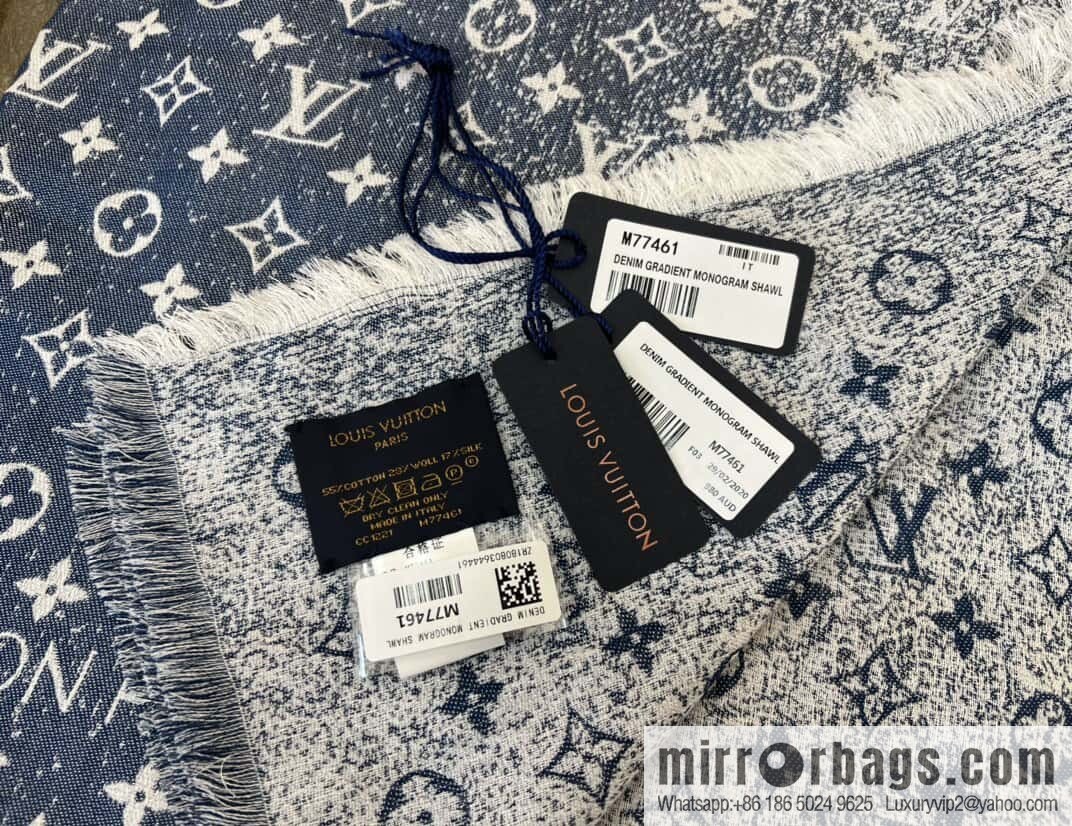 𝐋𝐨𝐮𝐢𝐬 𝐕𝐮𝐢𝐭𝐭𝐨ɴ• DenimGradient Shawl M77461