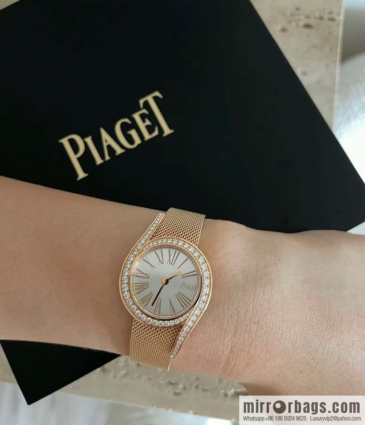 Piaget's most recognizable 69 Limelight Gala series women's real diamond watch