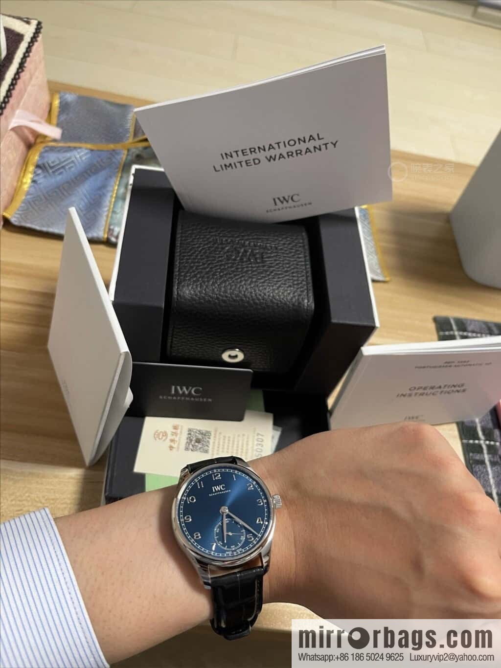 IWC Portugal automatic small three-pin series watch diameter 40.4mm movement custom machine 82200 automatic machinery