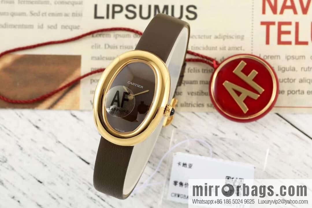 AF-Cartier Baignoire Bath Series Swiss Quartz Movement BAIGNOIRE DE CARTIER Watch
