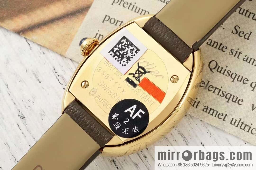 AF-Cartier Baignoire Bath Series Swiss Quartz Movement BAIGNOIRE DE CARTIER Watch