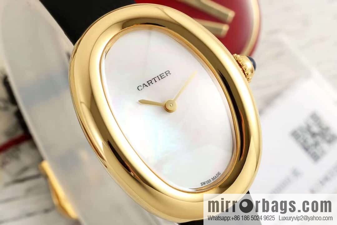 AF-Cartier Baignoire Bath Series Swiss Quartz Movement BAIGNOIRE DE CARTIER Watch