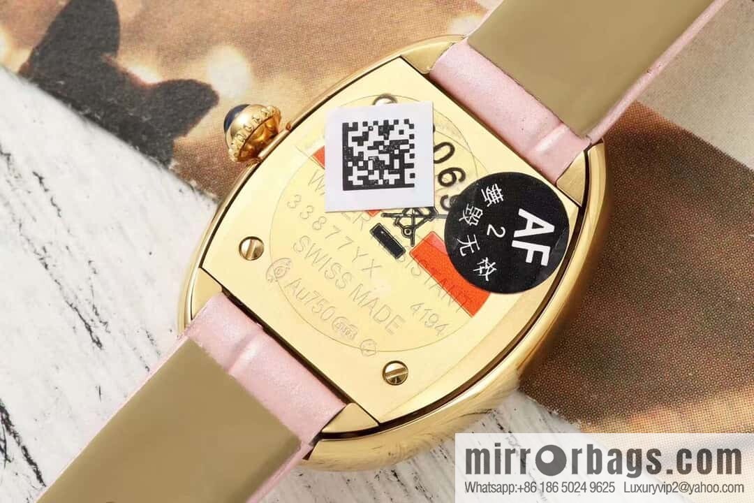 AF-Cartier Baignoire Bath Series Swiss Quartz Movement BAIGNOIRE DE CARTIER Watch