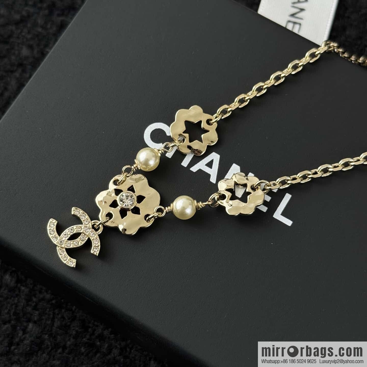 ❗️New ❗️ ☀️ New ☑️ Chanel Double C Flower Necklace ☀️