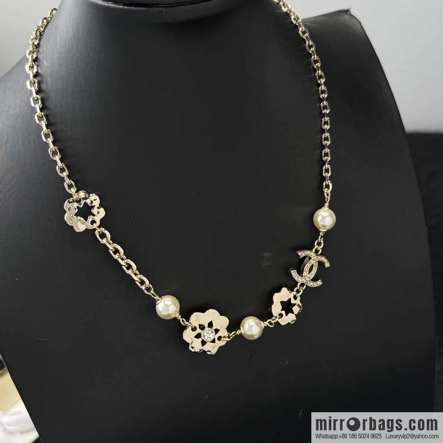 ❗️New ❗️ ☀️ New ☑️ Chanel Double C Flower Necklace ☀️
