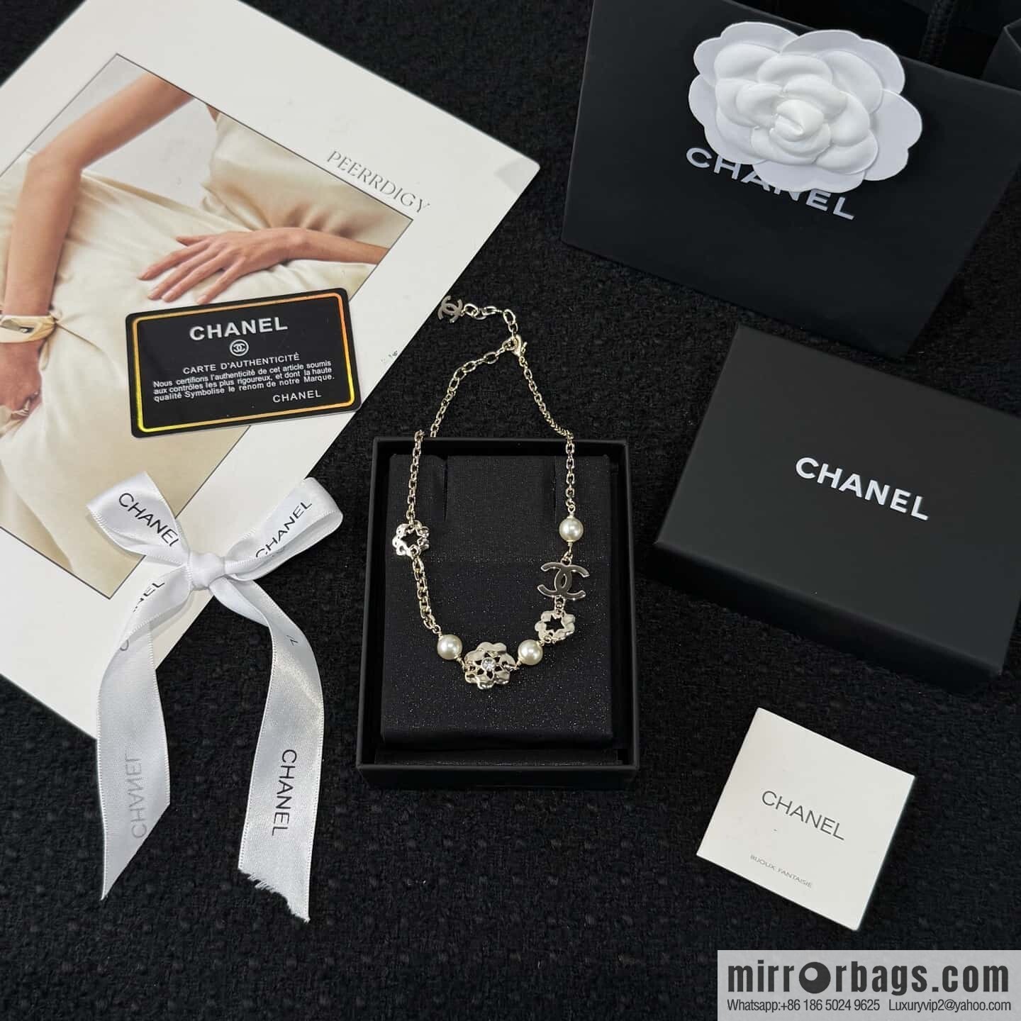 ❗️New ❗️ ☀️ New ☑️ Chanel Double C Flower Necklace ☀️