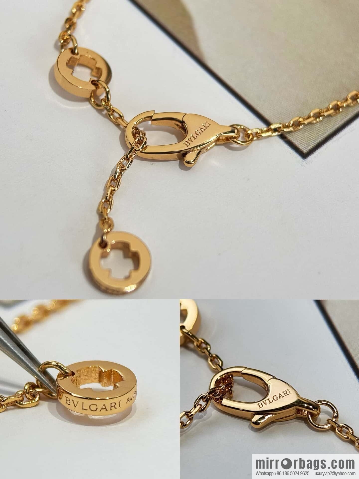 ❗️New ❗️ ☀ BVLGARI DIVAS'DREAM Ruby Clover Necklace ☀️