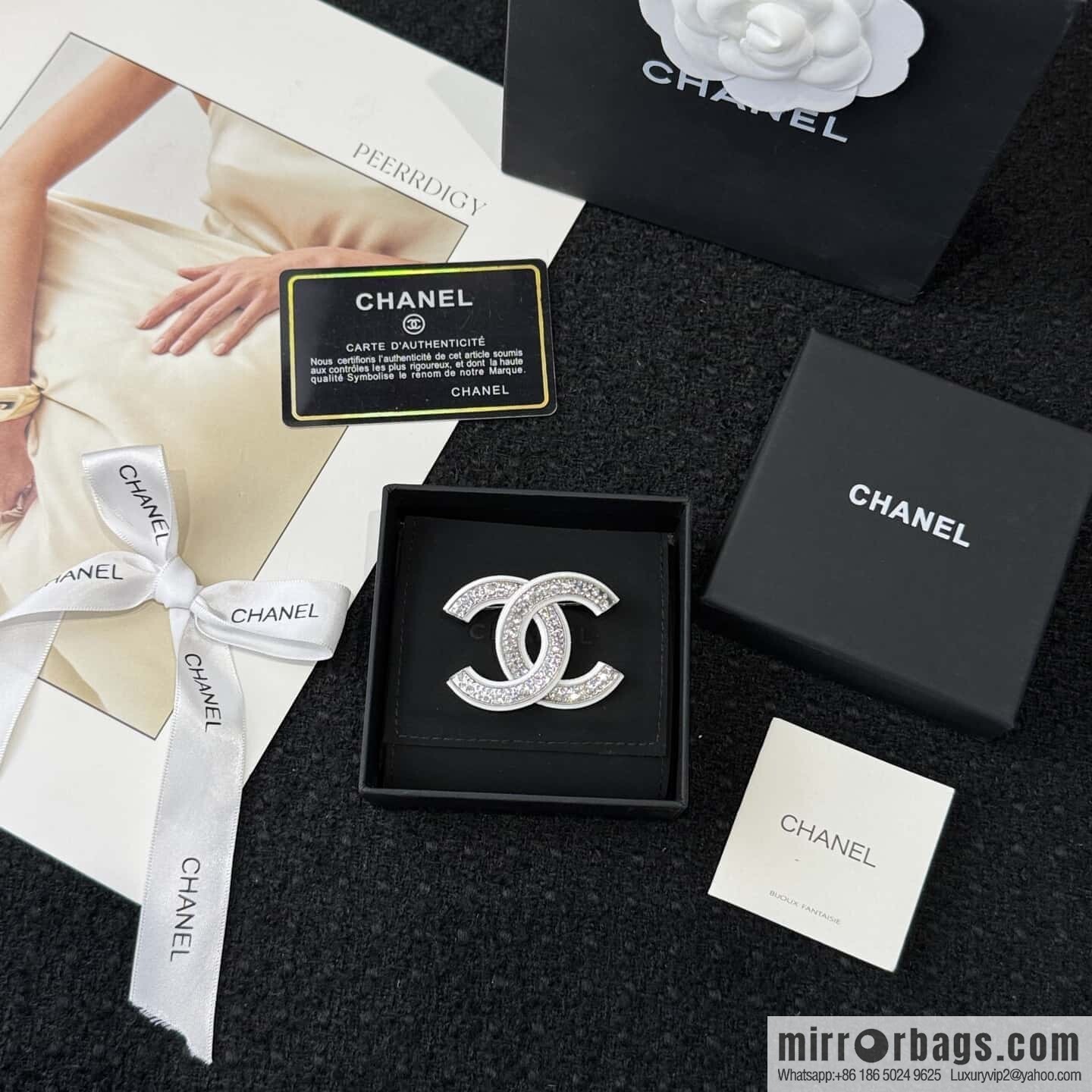 ❗️New ❗️ Chanel brooch ☀️ new ☑️ Chanel double c brooch ☀️