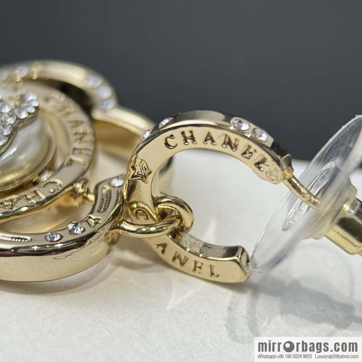 ❗️New ❗️ ☀️ new ☑️ chanel c2 double c flower stud earrings ☀️