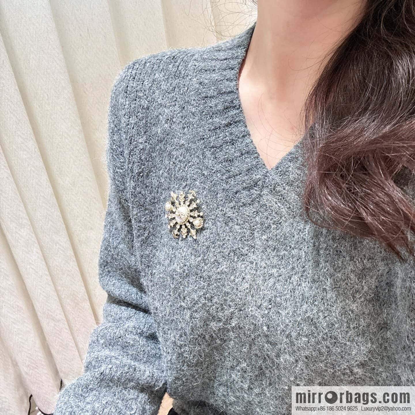 ❗️New ❗️ ☀️ new ☑️ Chanel double c shell anchor ⚓ brooch ☀️