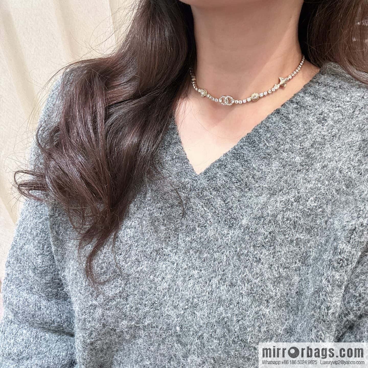 ❗️New ❗️ ☀️ New ☑️ Chanel Double C Shell Clover Fish Necklace ☀️