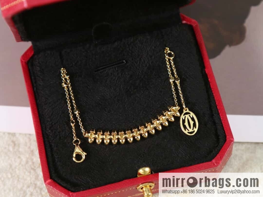 ❗️New ❗️ ☀️ Cartier clash de Cartier without drill bullet necklace