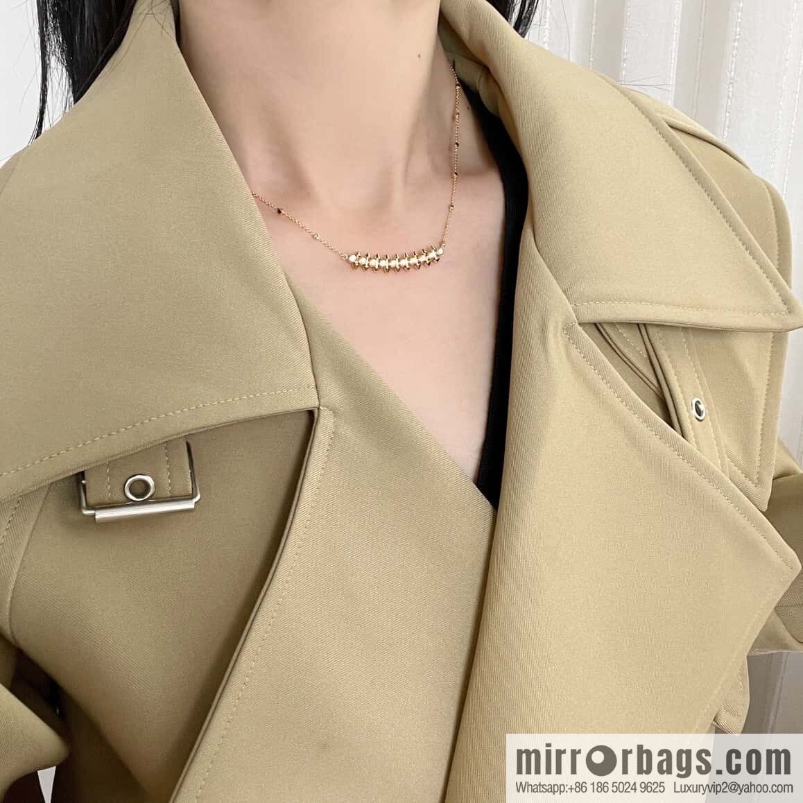 ❗️New ❗️ ☀️ Cartier clash de Cartier with drill bullet necklace