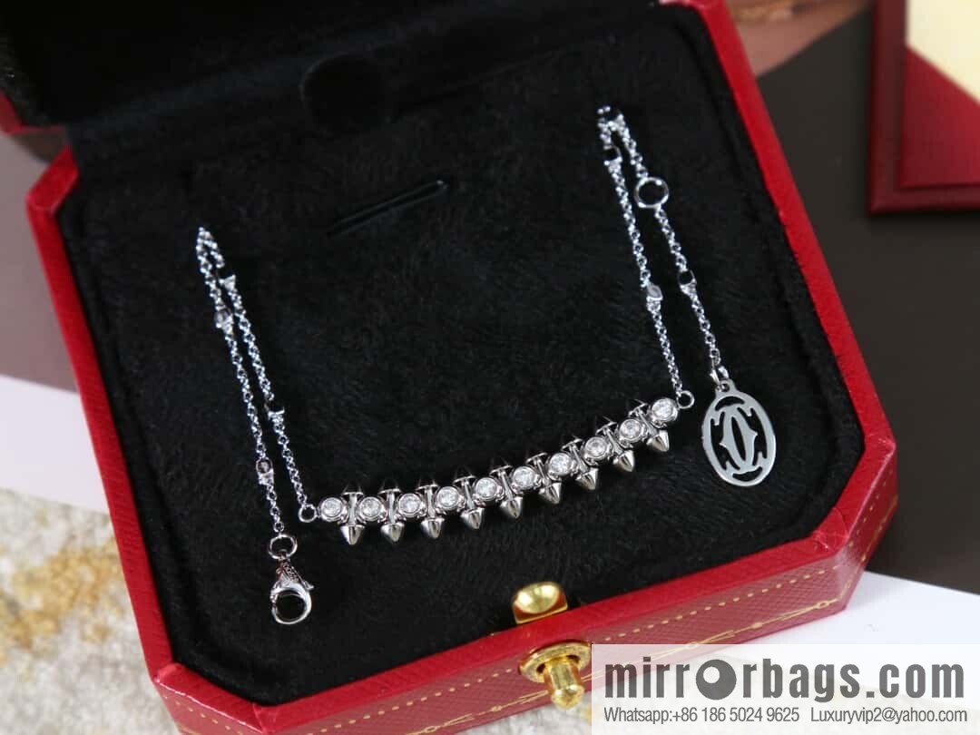 ❗️New ❗️ ☀️ Cartier clash de Cartier with drill bullet necklace
