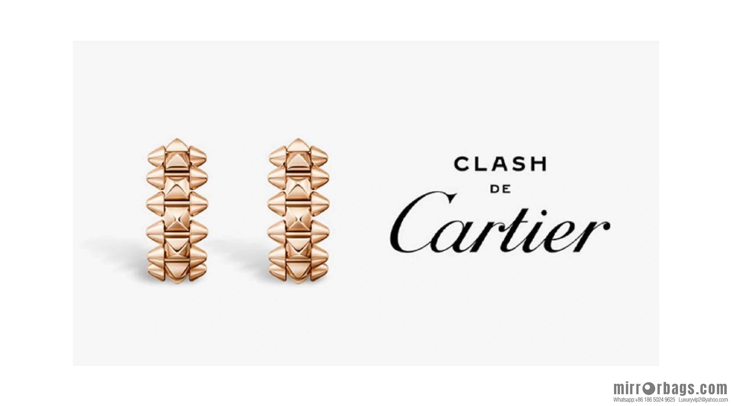 ❗️New ❗️ ☀️ Cartier clash de Cartier mini bullet full drill stud earrings ☀️