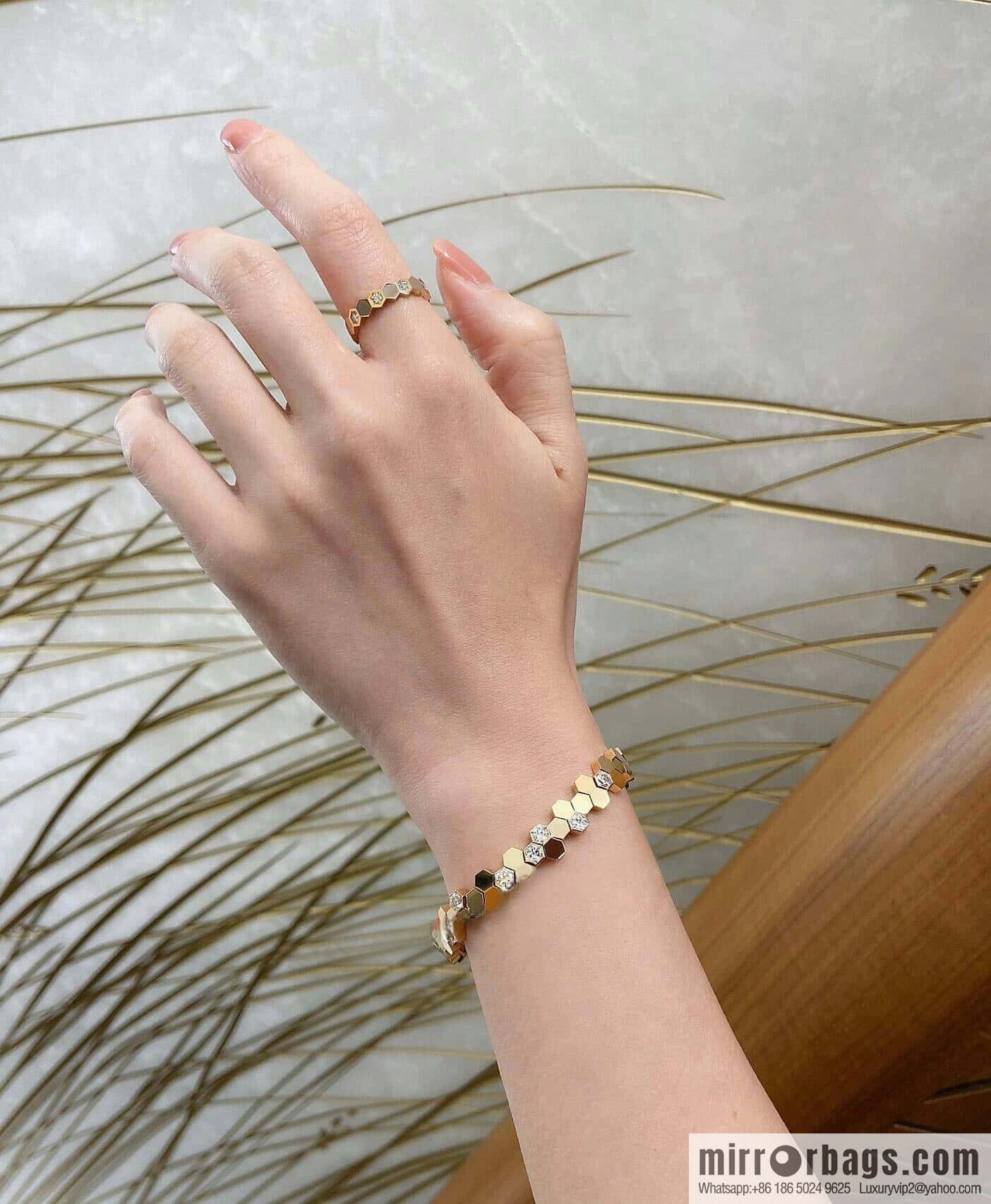 ❗️New ❗️ ☀️ CHAUMET Paris new honeycomb bracelet bracelet ☀️