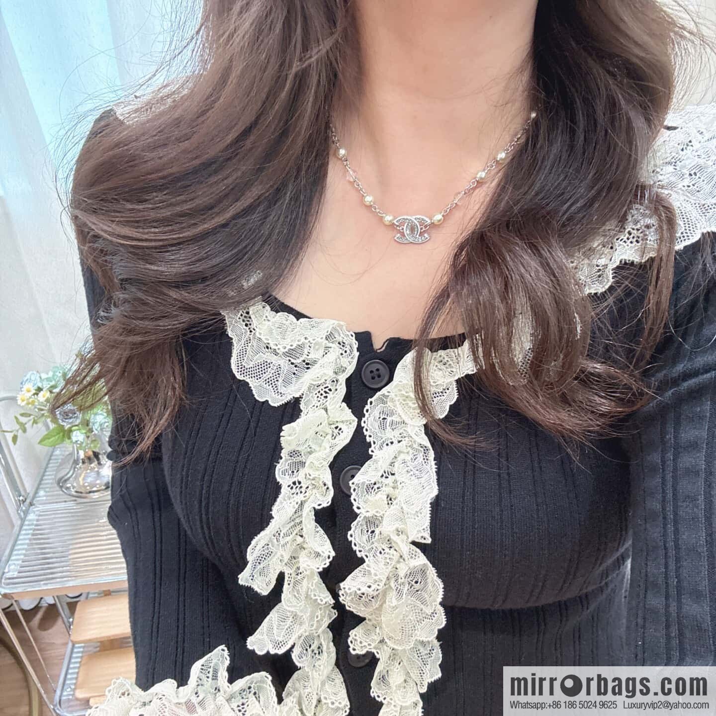 ❗️New ❗️☀️ New ☑️ Chanel Double C Pearl Necklace ☀️