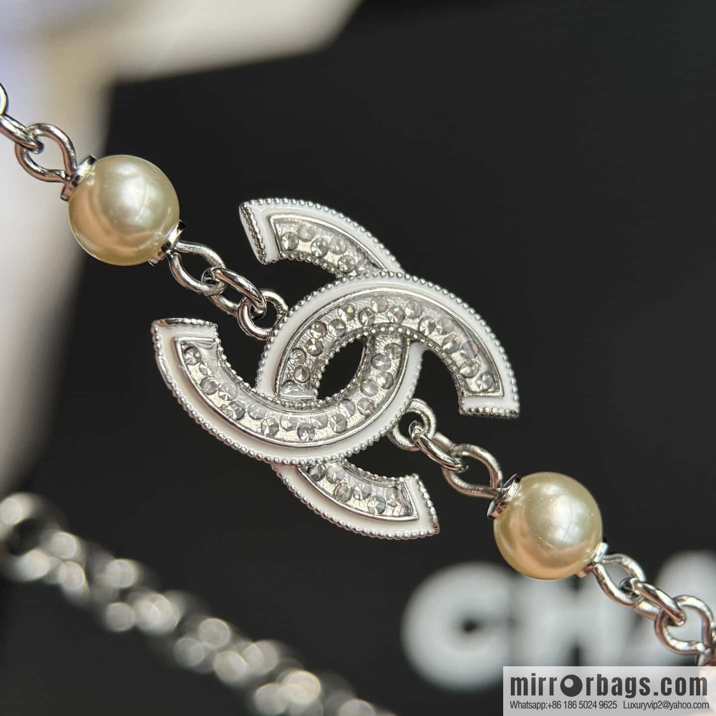 ❗️New ❗️☀️ New ☑️ Chanel Double C Pearl Necklace ☀️