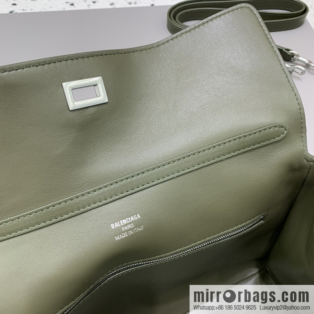 [Medium green 】 𝐁𝐀𝐋𝐄𝐍𝐂𝐈𝐀𝐆𝐀 𝐑𝐎𝐃𝐄𝐎 𝐁𝐀𝐆 series handbag model number: 78972