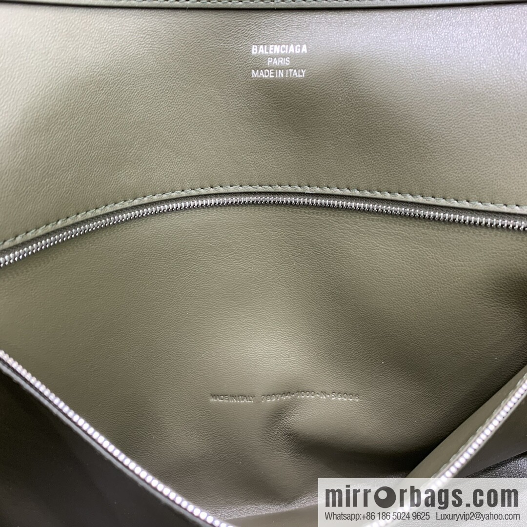 [Large green silver buckle 】 𝐁𝐀𝐋𝐄𝐍𝐂𝐈𝐀𝐆𝐀 𝐑𝐎𝐃𝐄𝐎 𝐁𝐀𝐆 series handbag model number: 78972