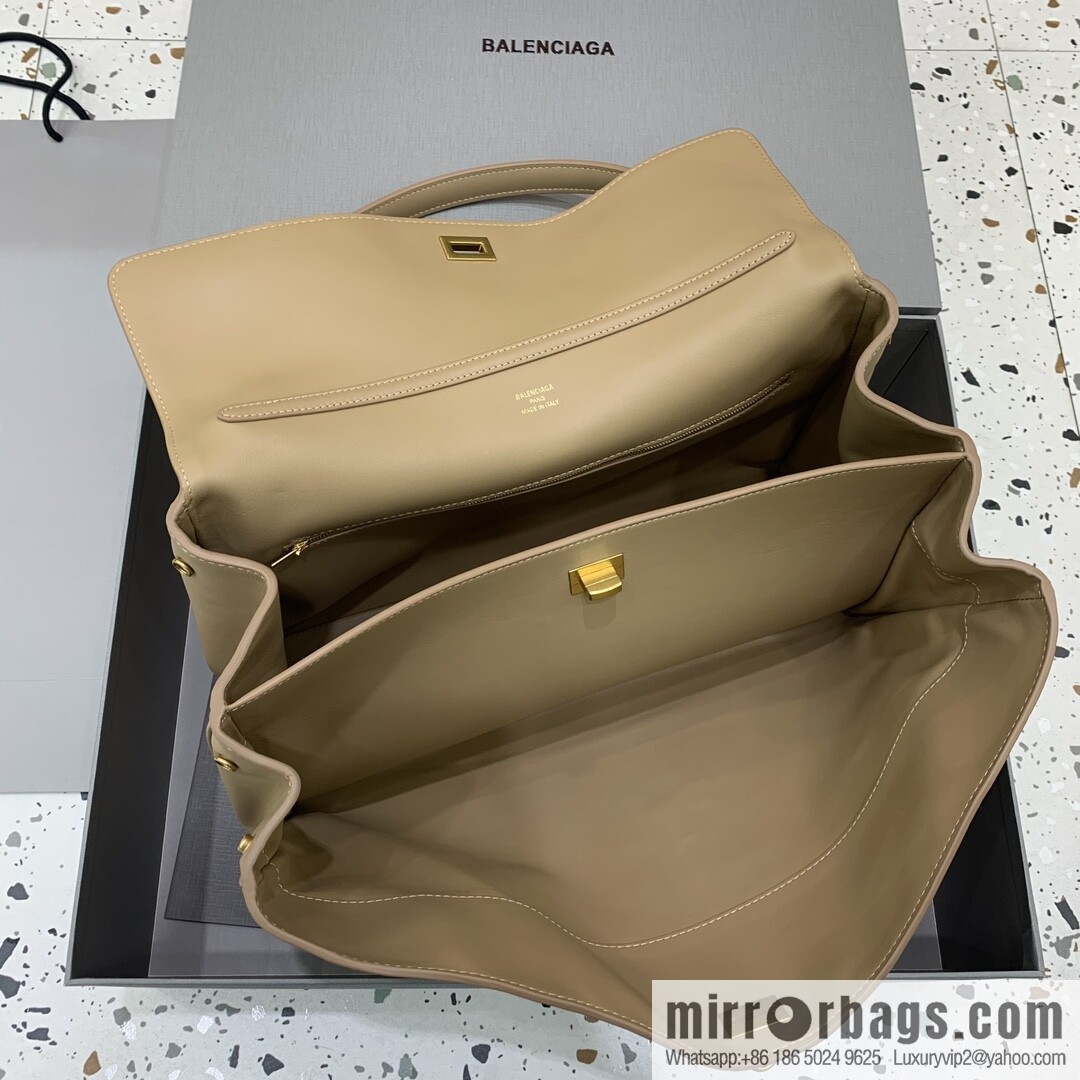 [Large apricot gold buckle 】 𝐁𝐀𝐋𝐄𝐍𝐂𝐈𝐀𝐆𝐀 𝐑𝐎𝐃𝐄𝐎 𝐁𝐀𝐆 series handbag model number: 78972