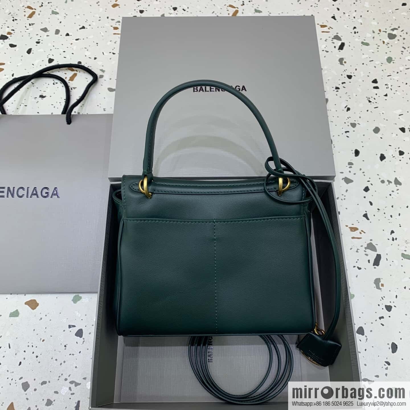 Balenciag rodeo mini [malachite green] Model: 78972 handbag