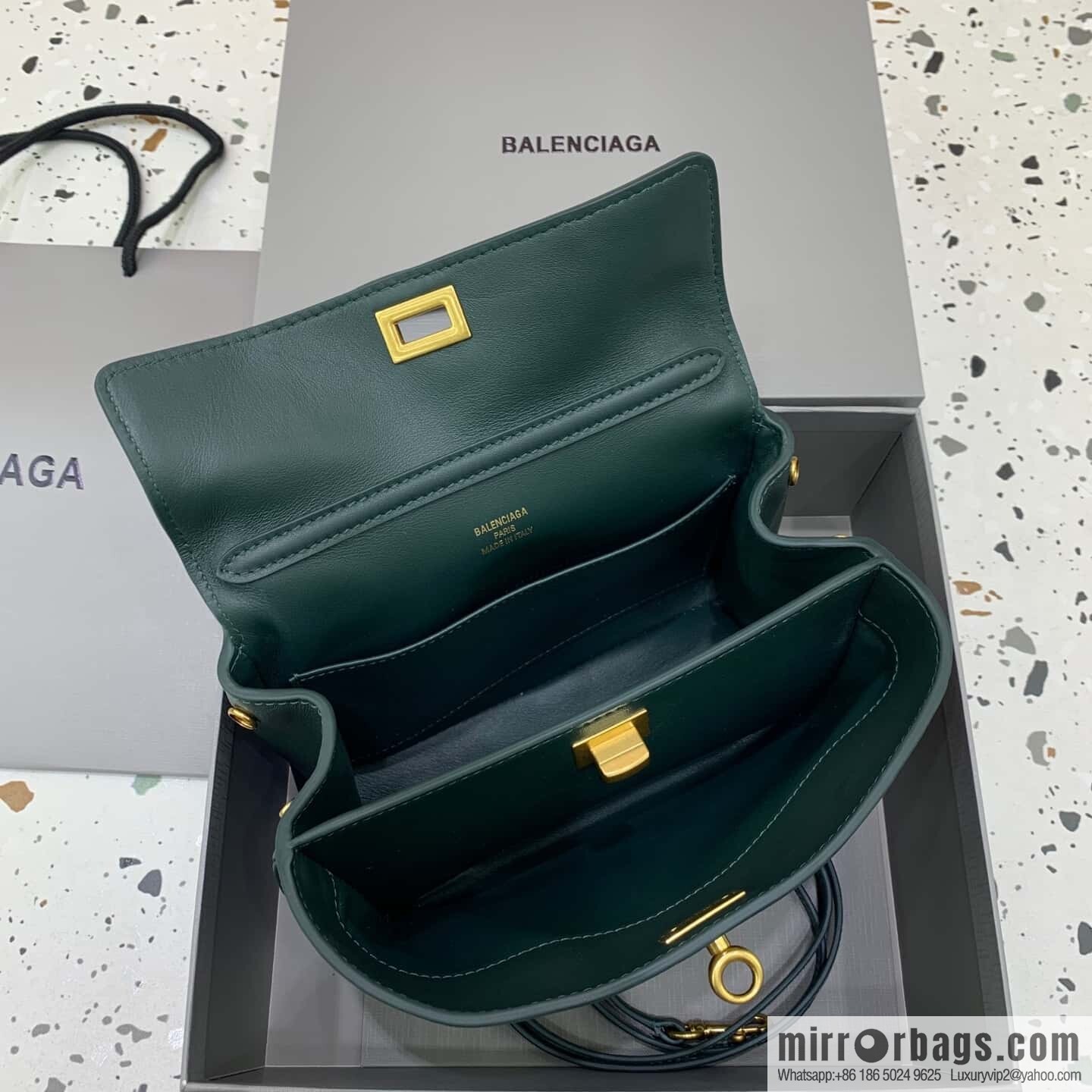 Balenciag rodeo mini [malachite green] Model: 78972 handbag