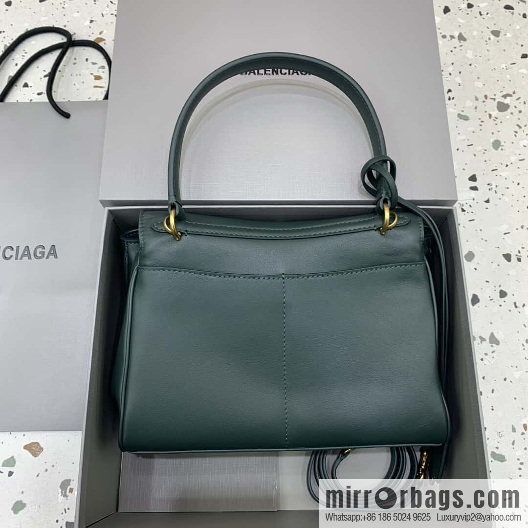 🖤[Small malachite green 】 𝐁𝐀𝐋𝐄𝐍𝐂𝐈𝐀𝐆𝐀 𝐑𝐎𝐃𝐄𝐎 𝐁𝐀𝐆 series handbag model number: 78972