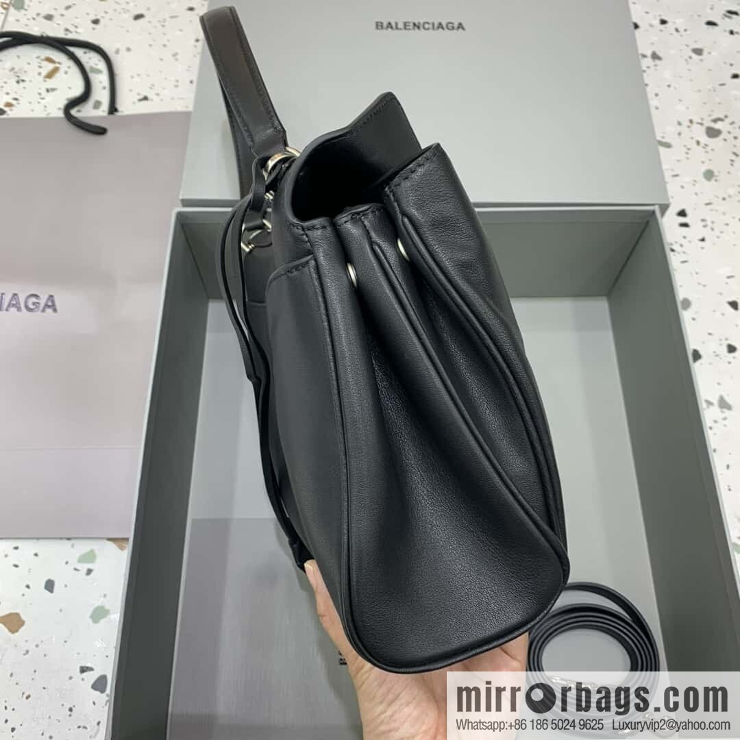 🖤[Small black silver buckle 】 𝐁𝐀𝐋𝐄𝐍𝐂𝐈𝐀𝐆𝐀 𝐑𝐎𝐃𝐄𝐎 𝐁𝐀𝐆 series handbag model number: 78972