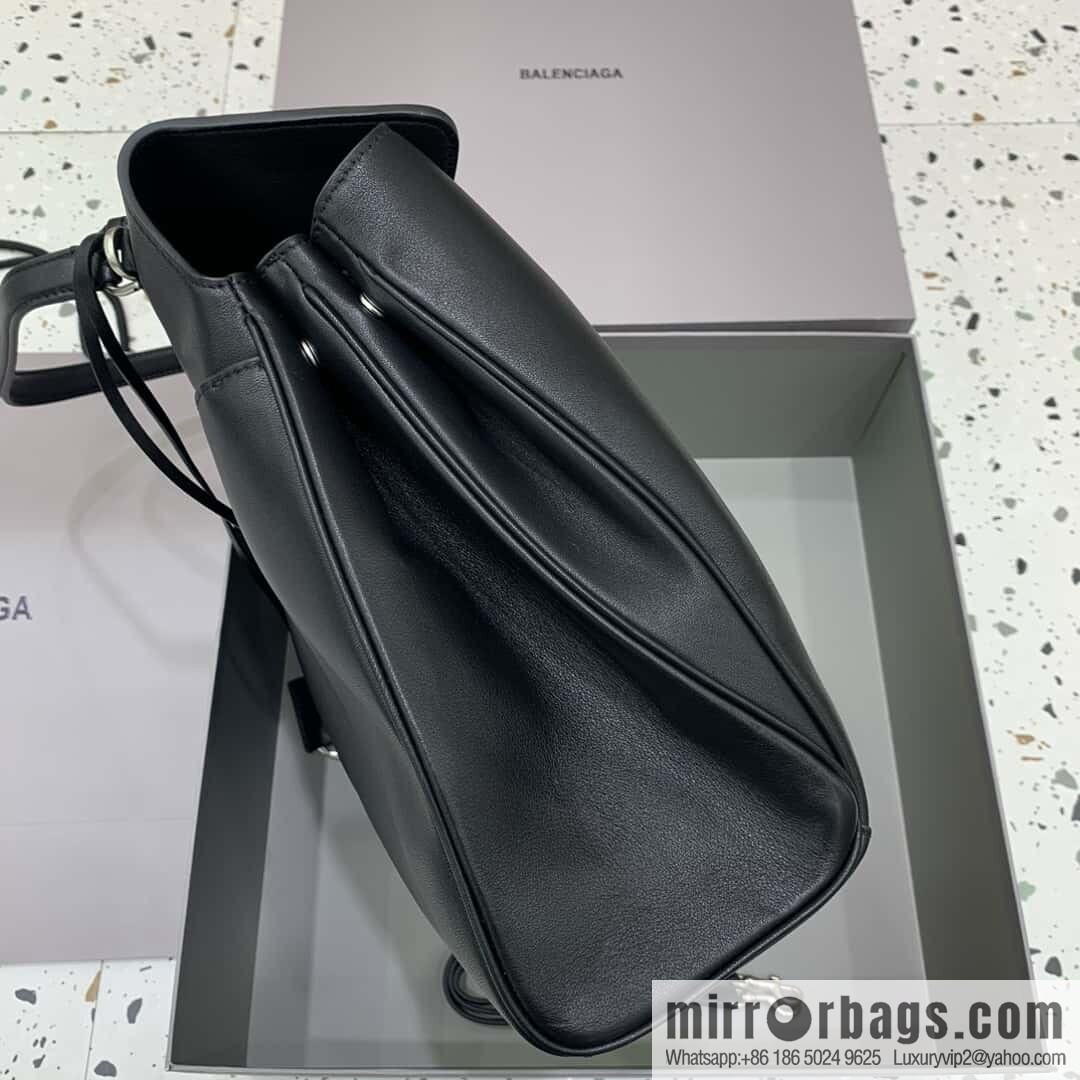 [Large black silver buckle 】 𝐁𝐀𝐋𝐄𝐍𝐂𝐈𝐀𝐆𝐀 𝐑𝐎𝐃𝐄𝐎 𝐁𝐀𝐆 series handbag model number: 78972