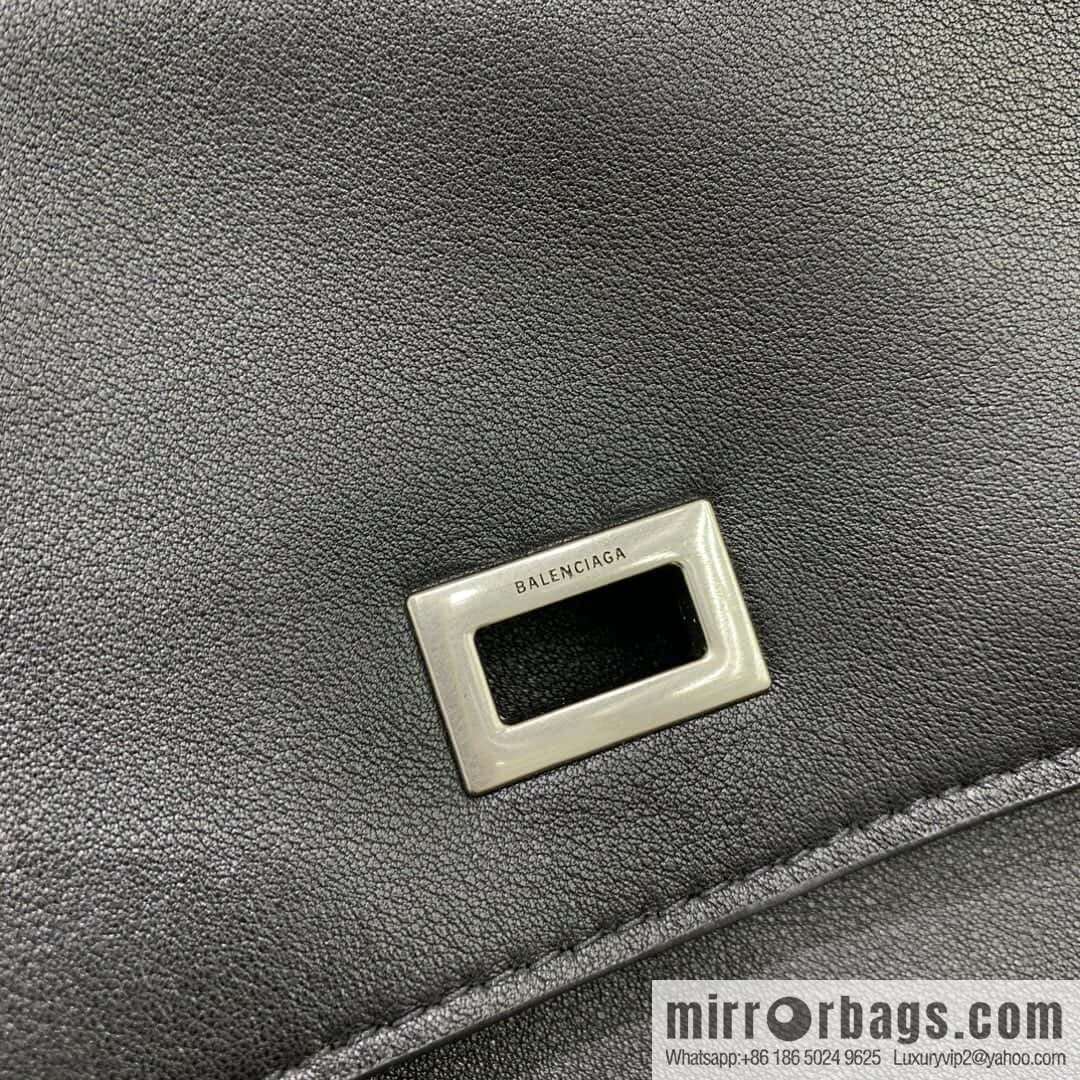 [Large black silver buckle 】 𝐁𝐀𝐋𝐄𝐍𝐂𝐈𝐀𝐆𝐀 𝐑𝐎𝐃𝐄𝐎 𝐁𝐀𝐆 series handbag model number: 78972