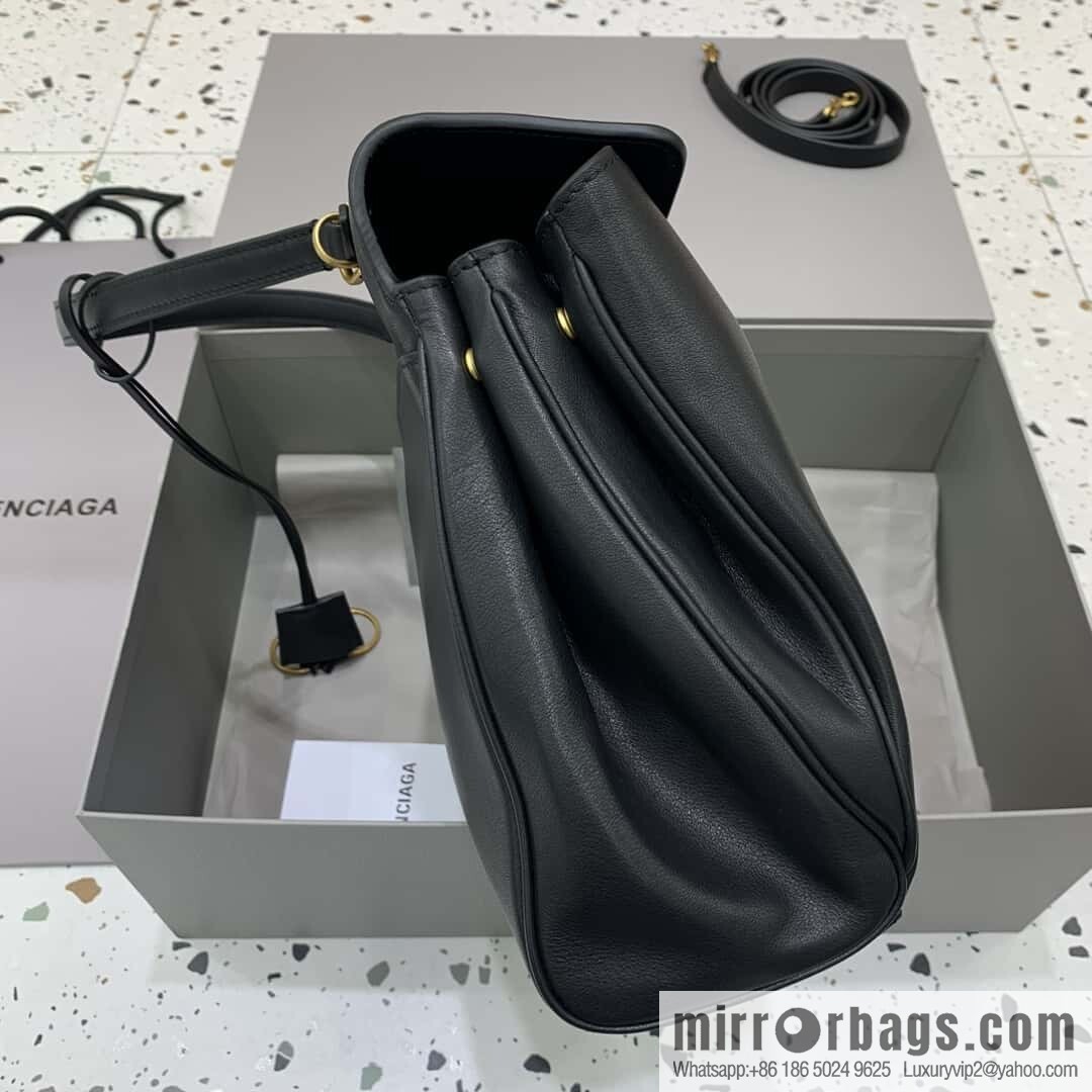 [Medium black gold buckle 】 𝐁𝐀𝐋𝐄𝐍𝐂𝐈𝐀𝐆𝐀 𝐑𝐎𝐃𝐄𝐎 𝐁𝐀𝐆 series handbag model number: 78972