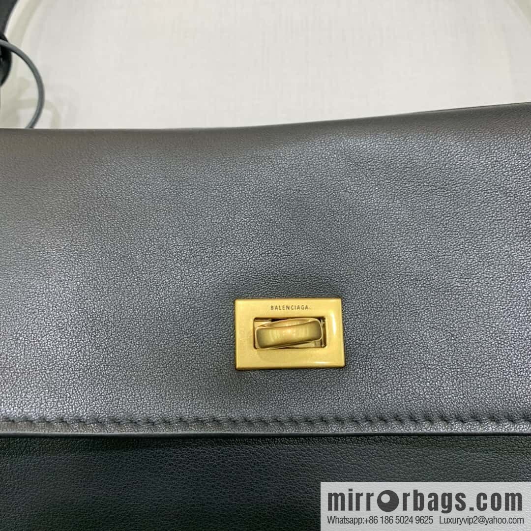 [Medium black gold buckle 】 𝐁𝐀𝐋𝐄𝐍𝐂𝐈𝐀𝐆𝐀 𝐑𝐎𝐃𝐄𝐎 𝐁𝐀𝐆 series handbag model number: 78972