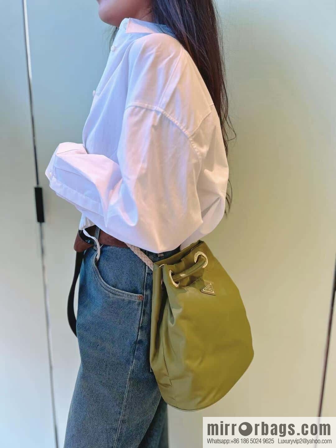 PRADA 🎉 new bucket bag 🎉 1BE082 catwalk model🎉🎉