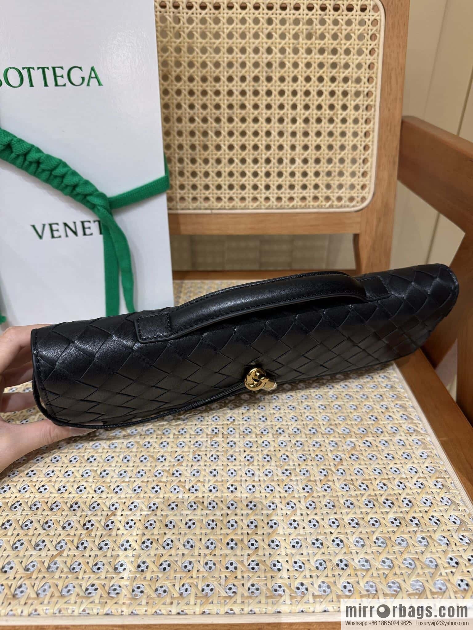 BV Andiamond clutch 741511 black