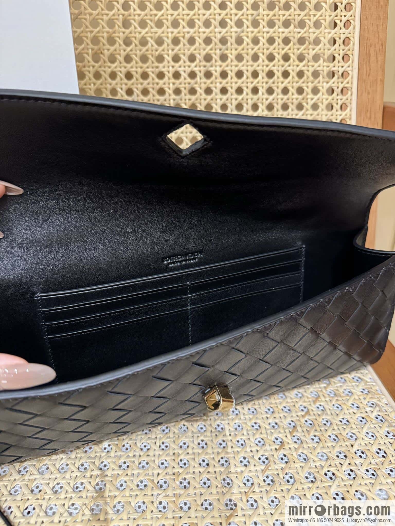 BV Andiamond clutch 741511 black