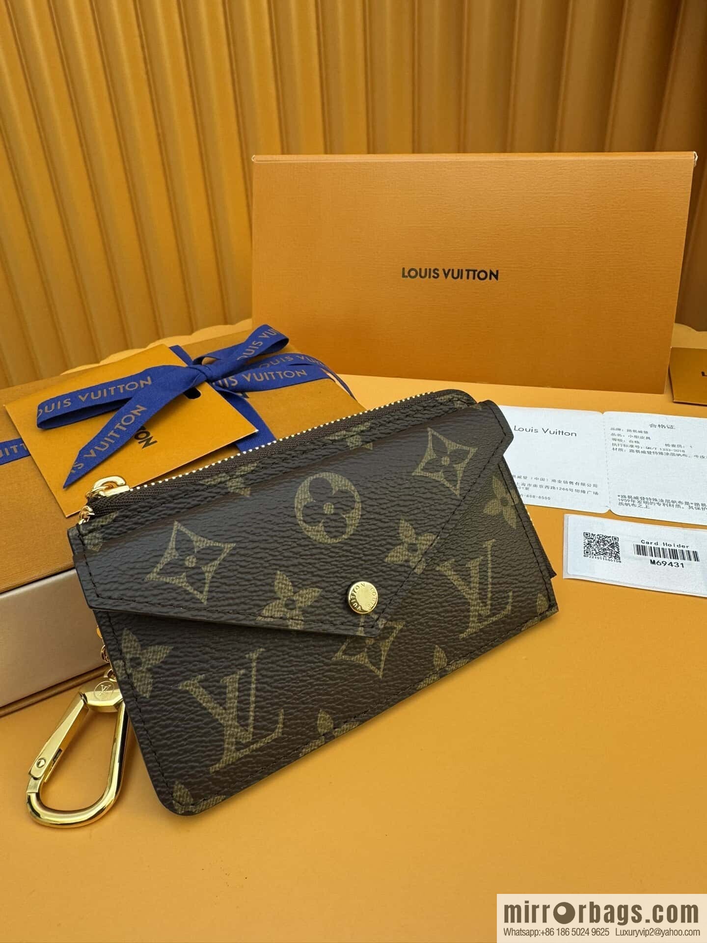 LV Recto Verso Card Clip M69431 [Official Full Chip Version]