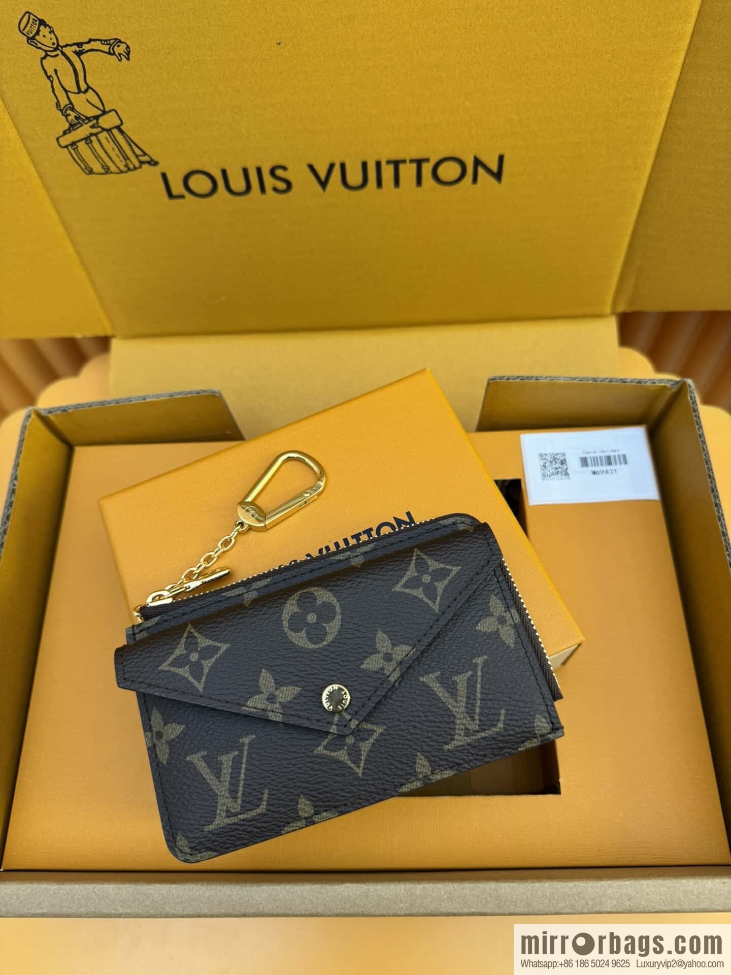 LV Recto Verso Card Clip M69431 [Official Full Chip Version]
