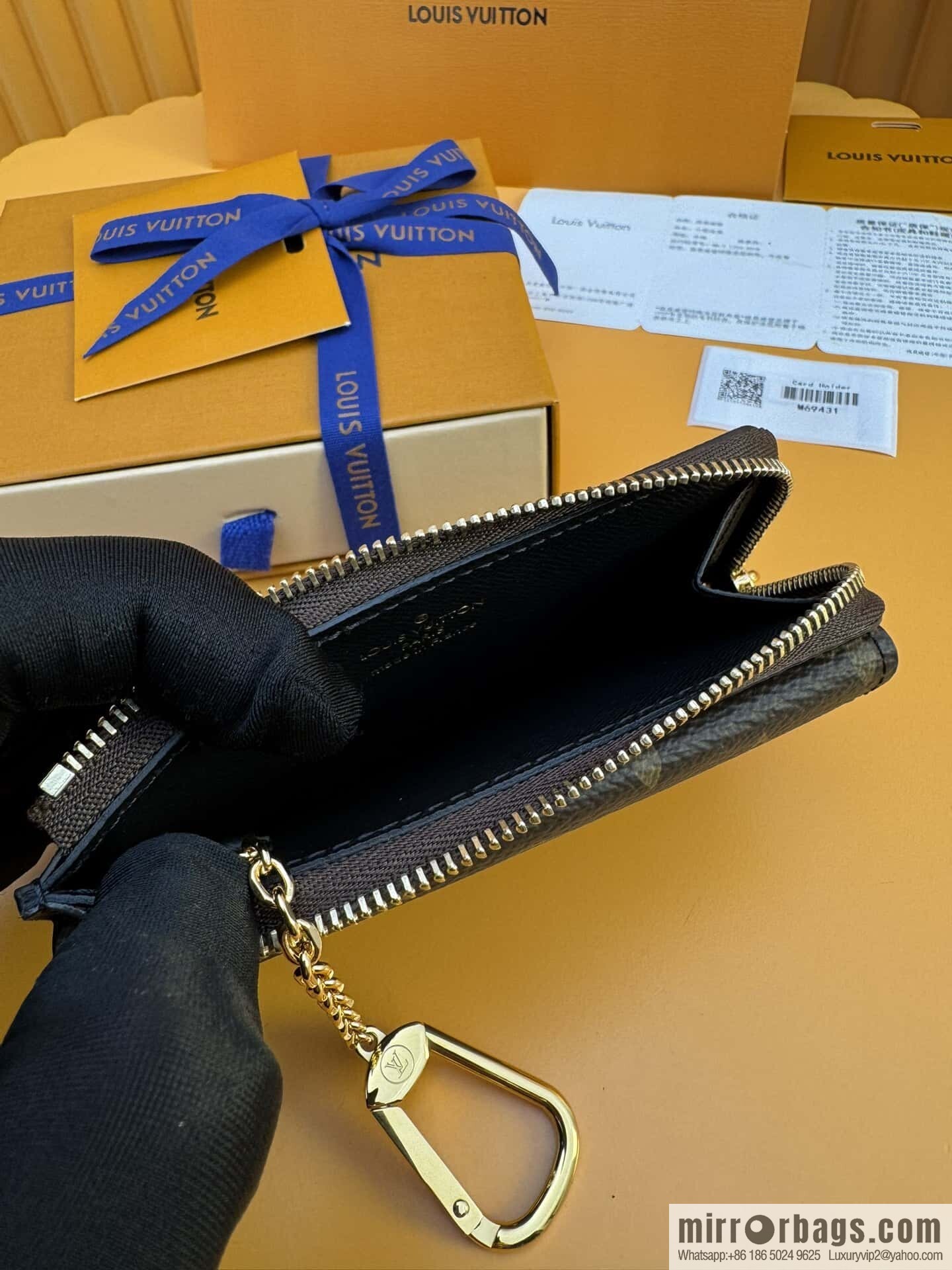 LV Recto Verso Card Clip M69431 [Official Full Chip Version]