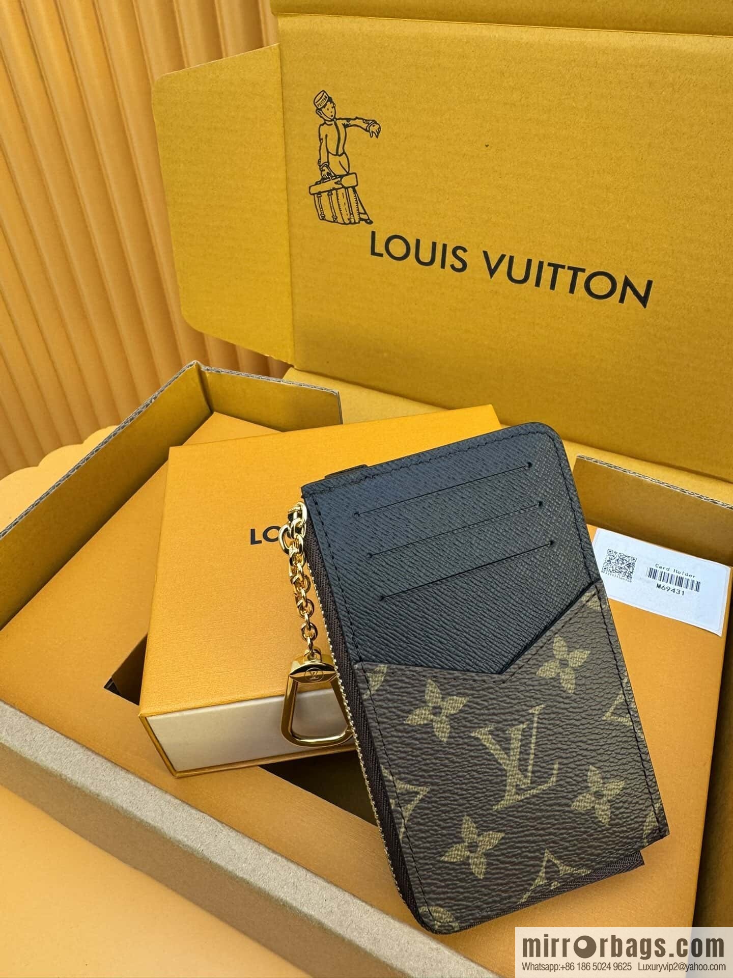 LV Recto Verso Card Clip M69431 [Official Full Chip Version]