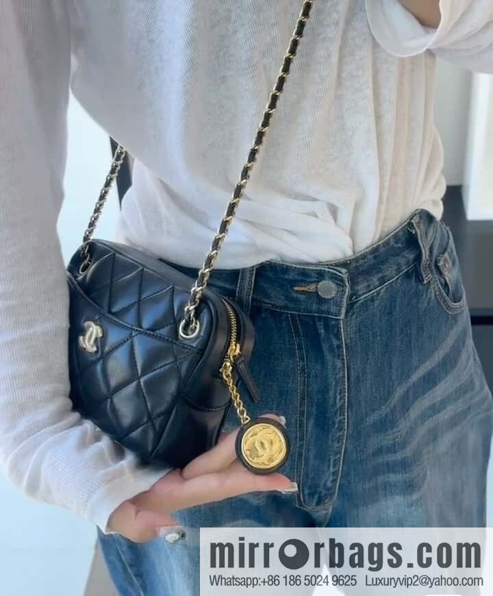 ππ‘ππ§ππ₯ πππ€ Coin Camera Bag, Small, Black π€ AS5190
