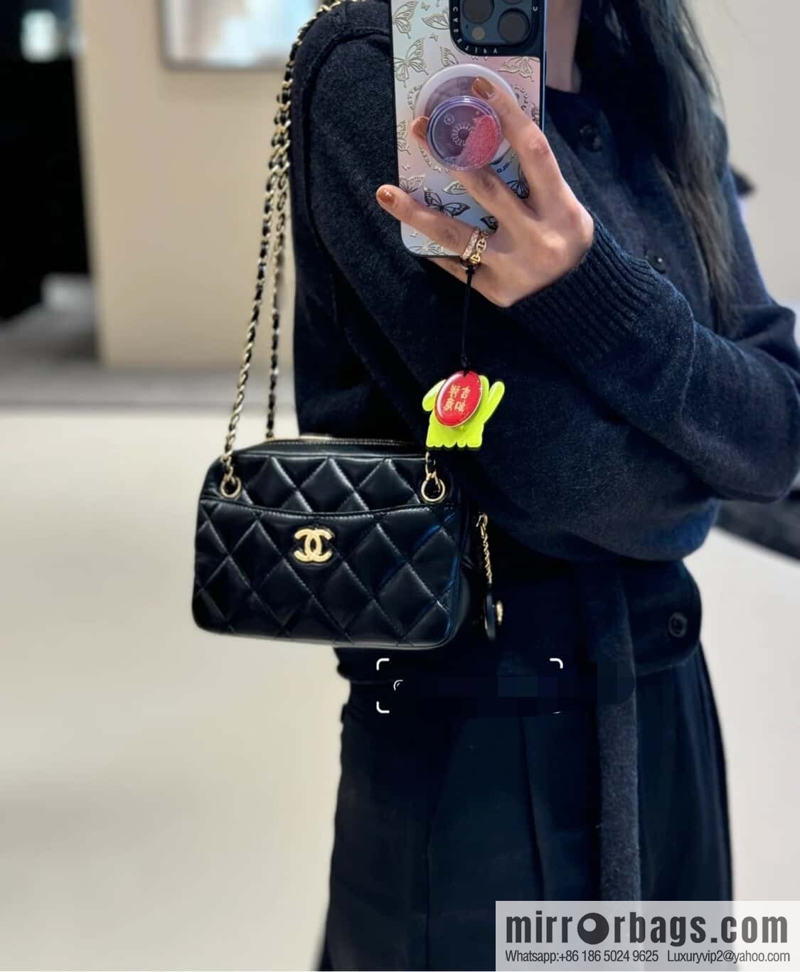 ππ‘ππ§ππ₯ πππ€ Coin Camera Bag, Small, Black π€ AS5190