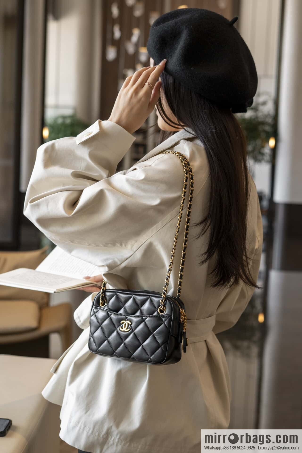 ππ‘ππ§ππ₯ πππ€ Coin Camera Bag, Small, Black π€ AS5190