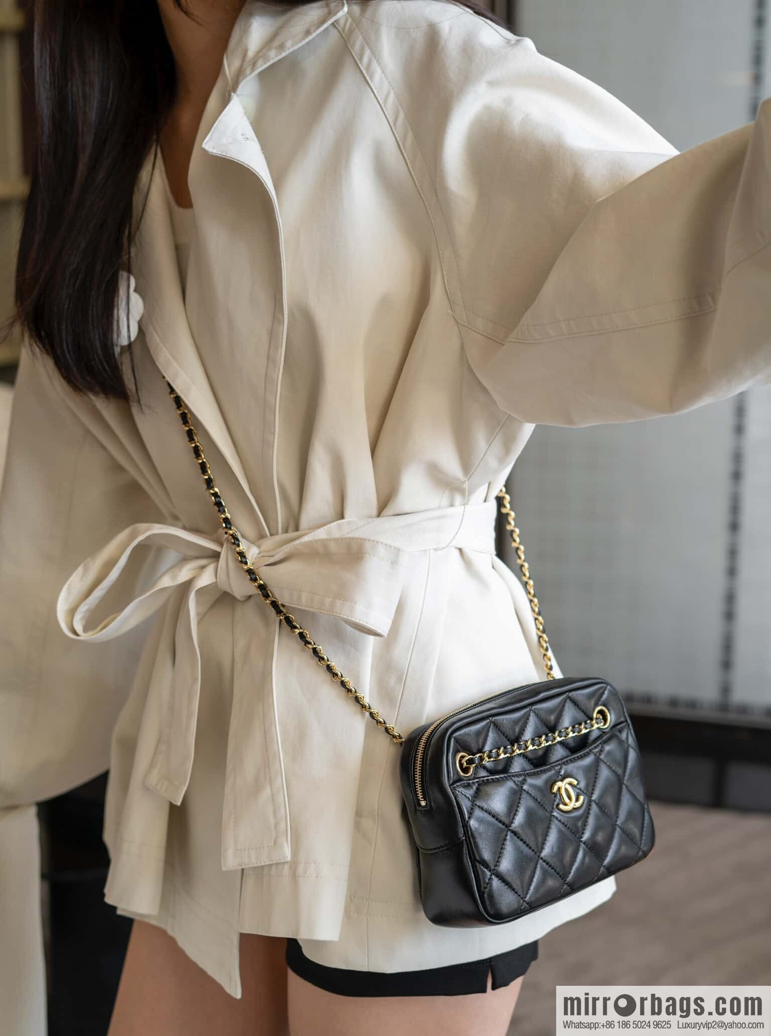 ππ‘ππ§ππ₯ πππ€ Coin Camera Bag, Small, Black π€ AS5190