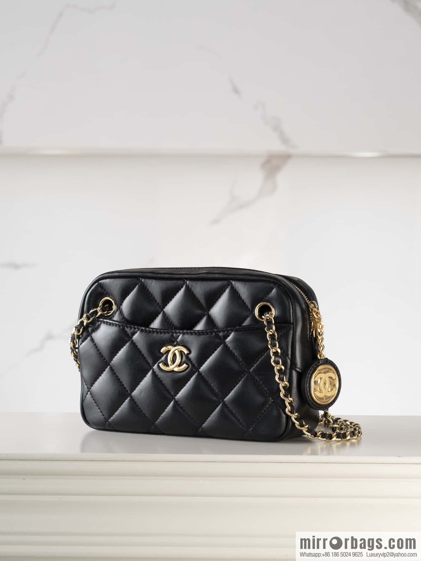 ππ‘ππ§ππ₯ πππ€ Coin Camera Bag, Small, Black π€ AS5190
